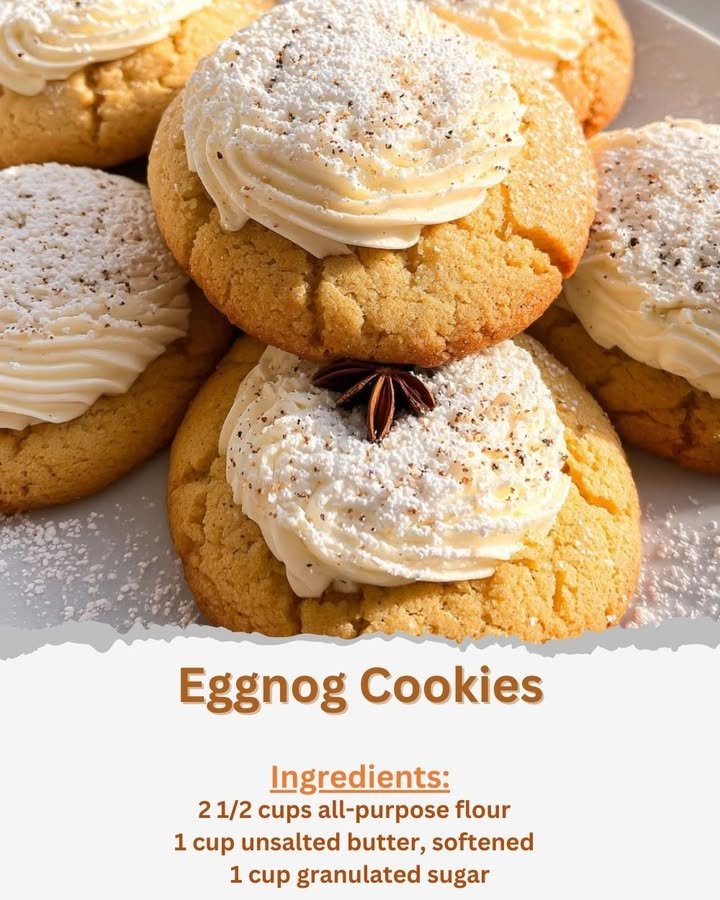 Eggnog Cookies
