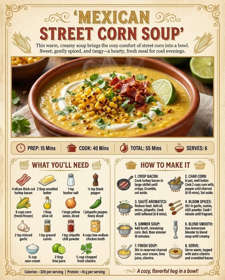 Mexican Street Corn Soup