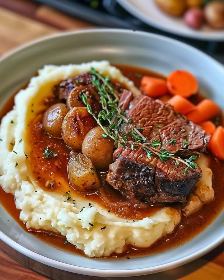 Pot Roast Over Mashed Potatoes – Ultimate Comfort Food Recipe