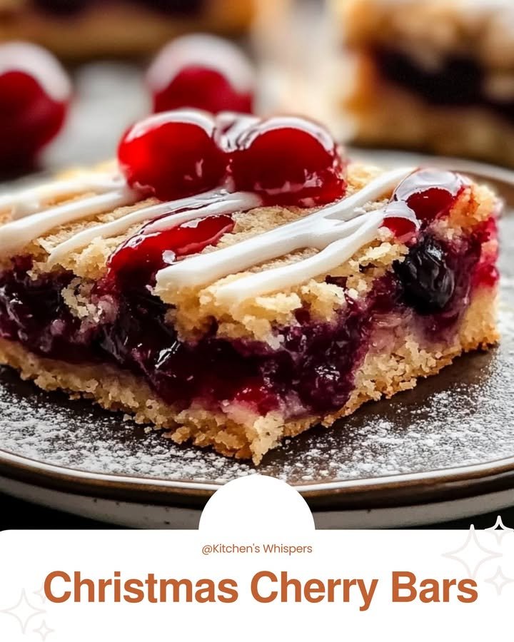 Christmas Cherry Bars