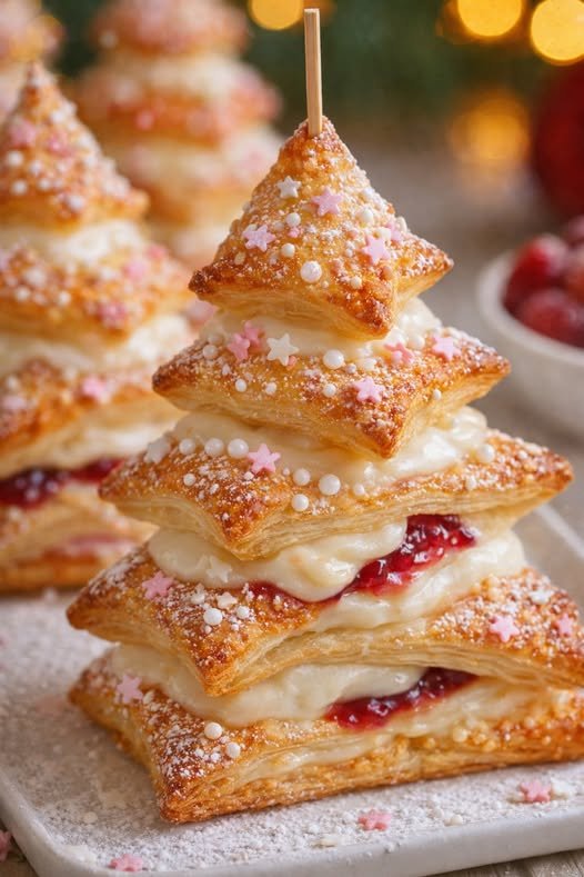 Holiday Puff Pastry Tree