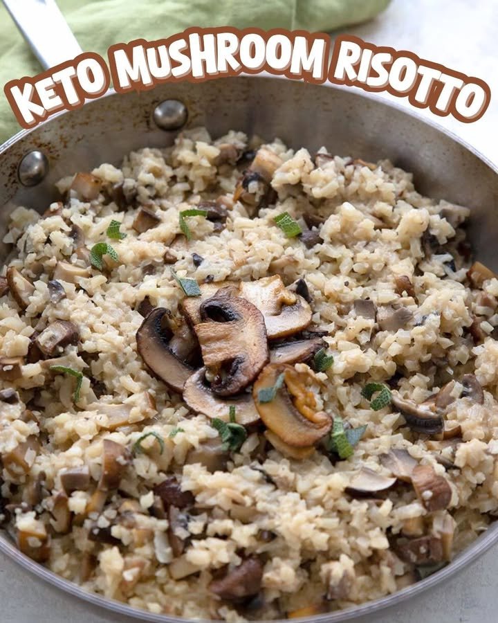Keto Mushroom Risotto