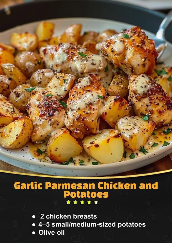 Garlic Parmesan Chicken and Potatoes