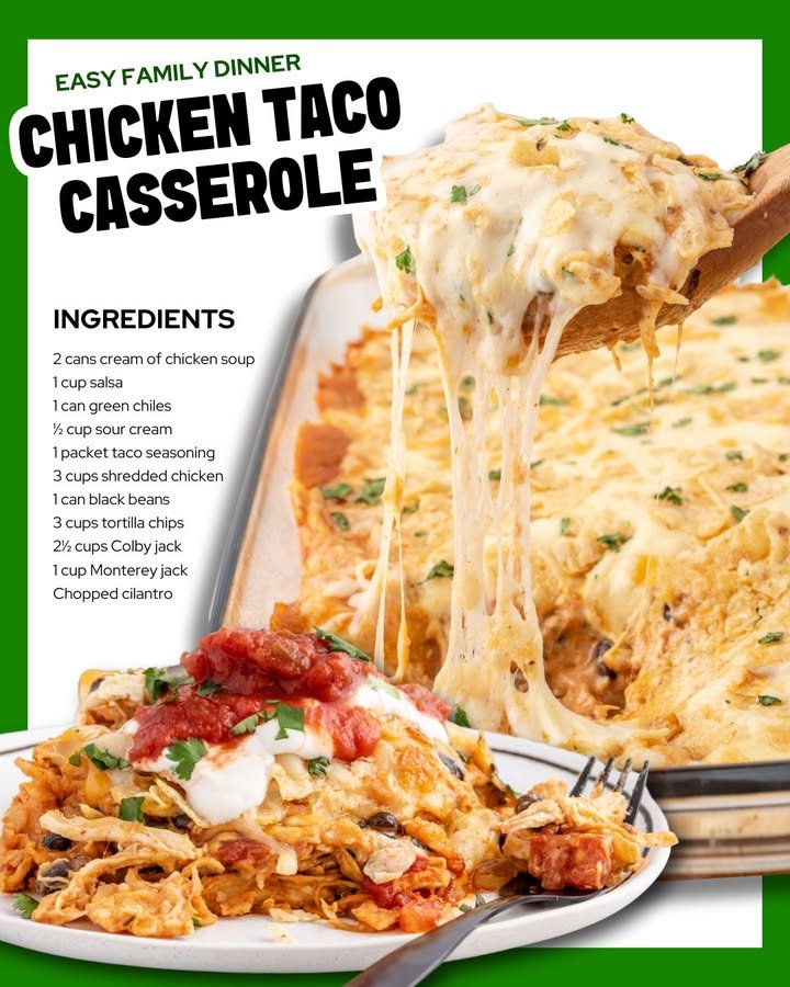 Chicken Taco Casserole