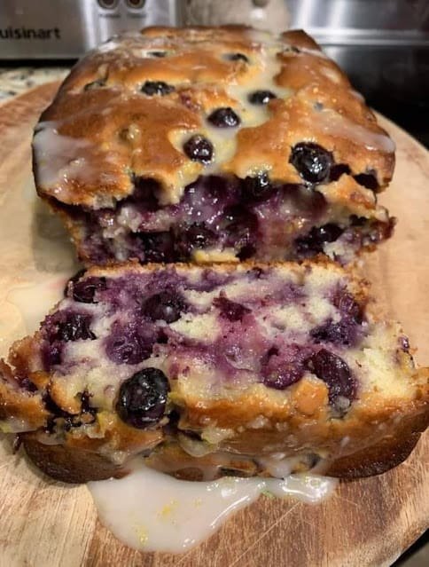 Lemon Loaf and Berries
