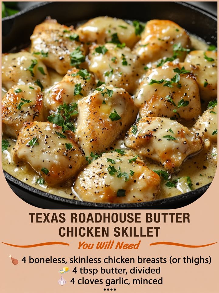 Texas Roadhouse Butter Chicken Skillet