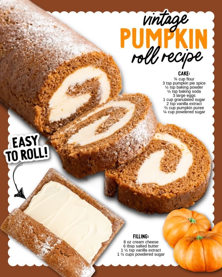 Pumpkin Roll Recipe