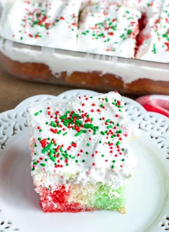 Christmas Poke Cake