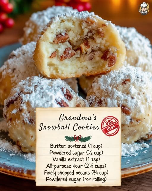 Grandma's Snowball Cookies