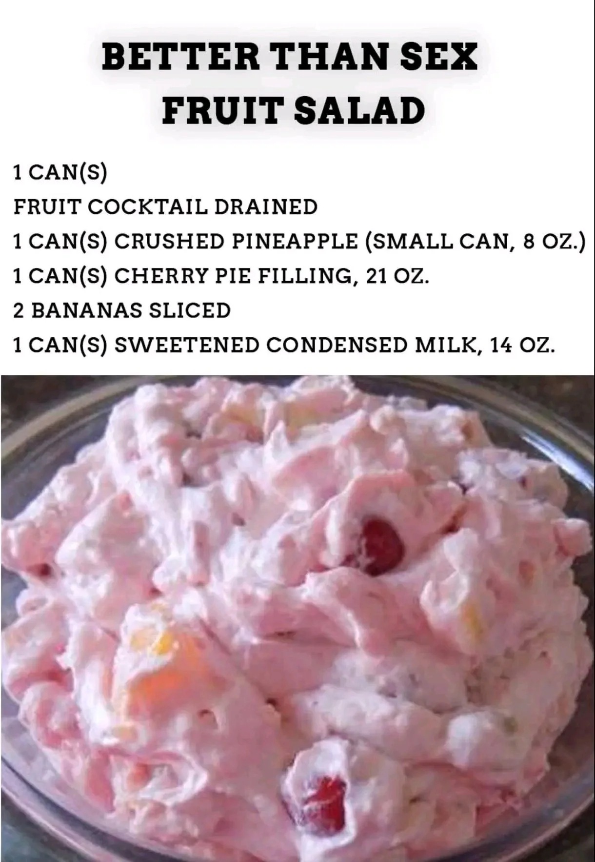 Delicious Better Than Sex Fruit Salad with a variety of fresh fruits