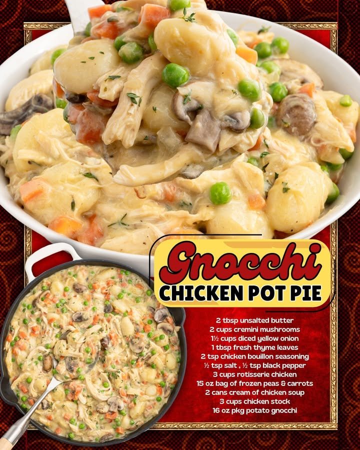Gnocchi Chicken Pot Pie