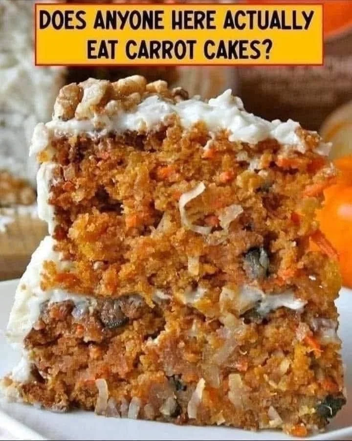 Deliciously decorated homemade carrot cake with cream cheese frosting