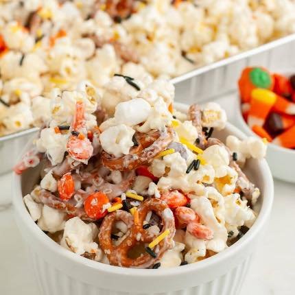 Halloween Popcorn Mix