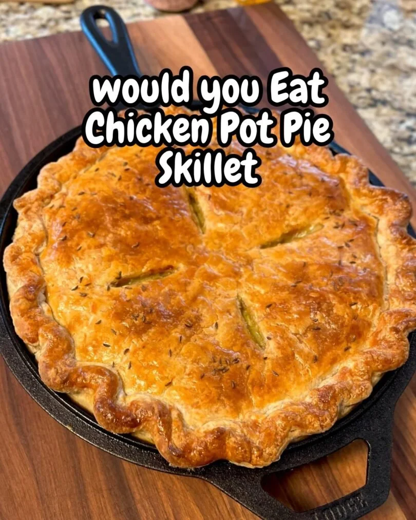 Delicious homemade Chicken Pot Pie with vegetables and flaky crust