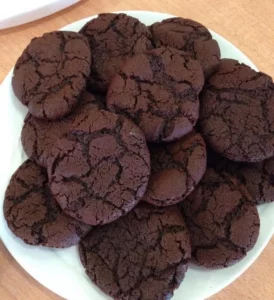 Christmas Rocky Road Chocolate Cookies decorated with marshmallows and nuts.