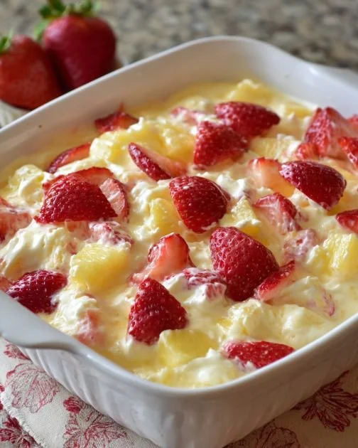 A bowl of Nana's recipe ingredients beautifully arranged for cooking.