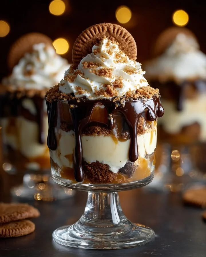 Gingerbread Dreams Tiramisu Cups for holiday desserts