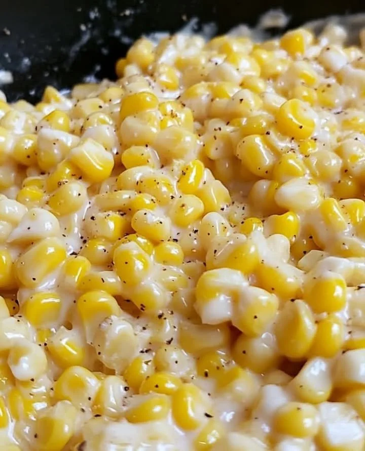 Honey Butter Skillet Corn dish in a cast iron skillet