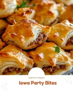 Variety of Iowa party bites arranged on a platter for a festive gathering.