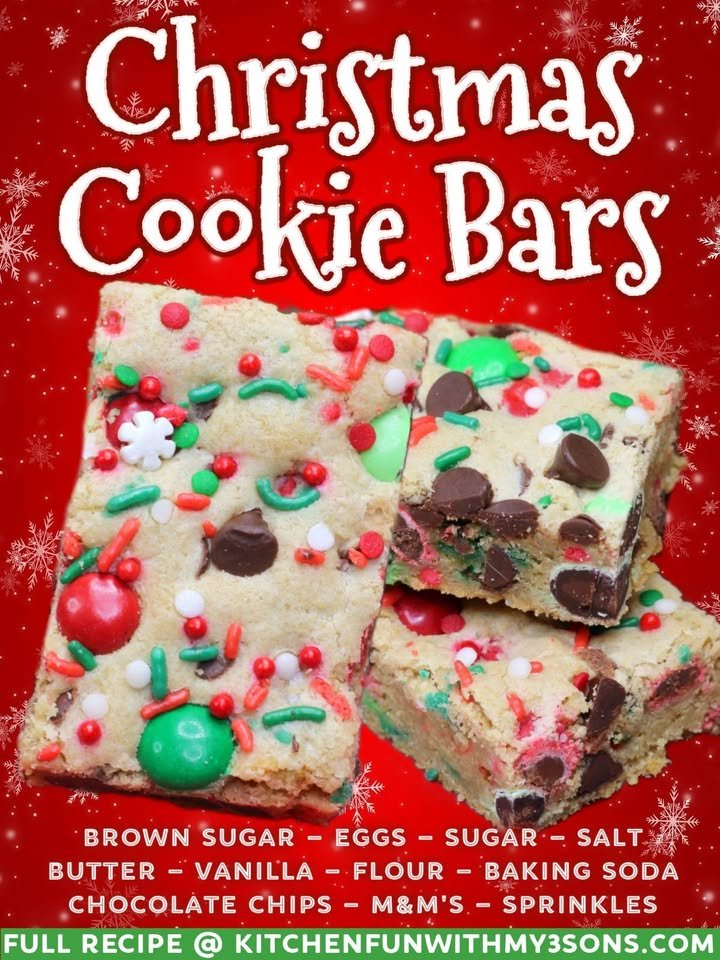 Christmas Cookie Bars