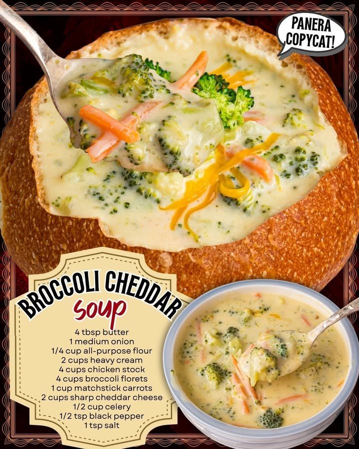 Broccoli Cheddar Soup (Panera Copycat)