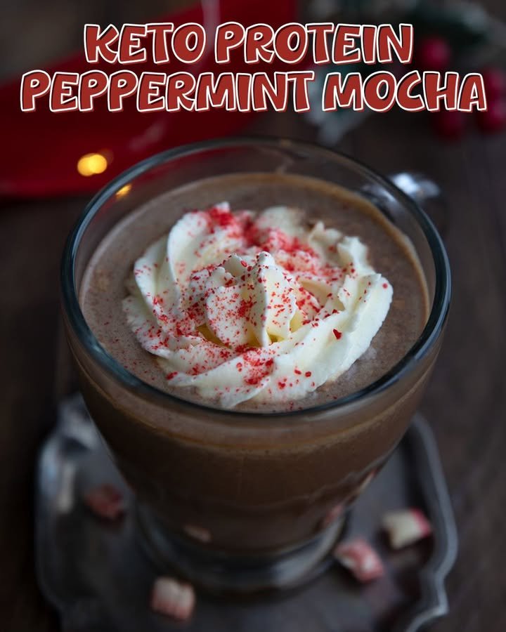 Keto Peppermint Protein Mocha