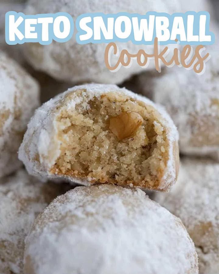 Keto Snowball Cookies