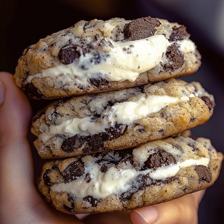 Cookies and Cream Cheesecake Stuffed Cookies