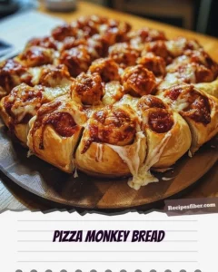 Deliciously cheesy Pizza Monkey Bread fresh out of the oven