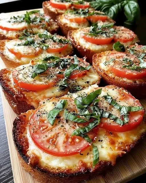 Freshly baked Tomato Basil Garlic Bread with herbs and garlic.
