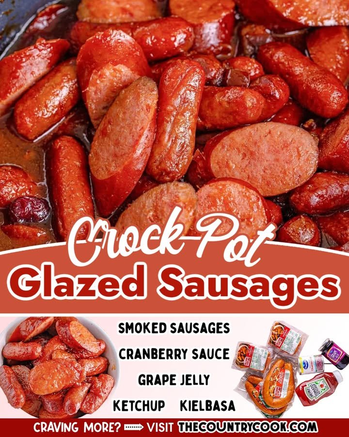 Crock Pot Glazed Sausages