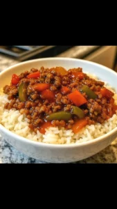 Delicious plate of Yummy food showcasing vibrant ingredients and presentation.