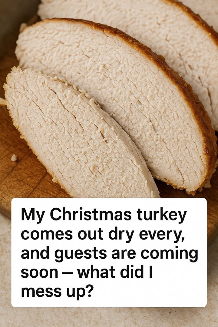 My Christmas turkey comes out dry every year, and guests are coming soon — what did I mess up?