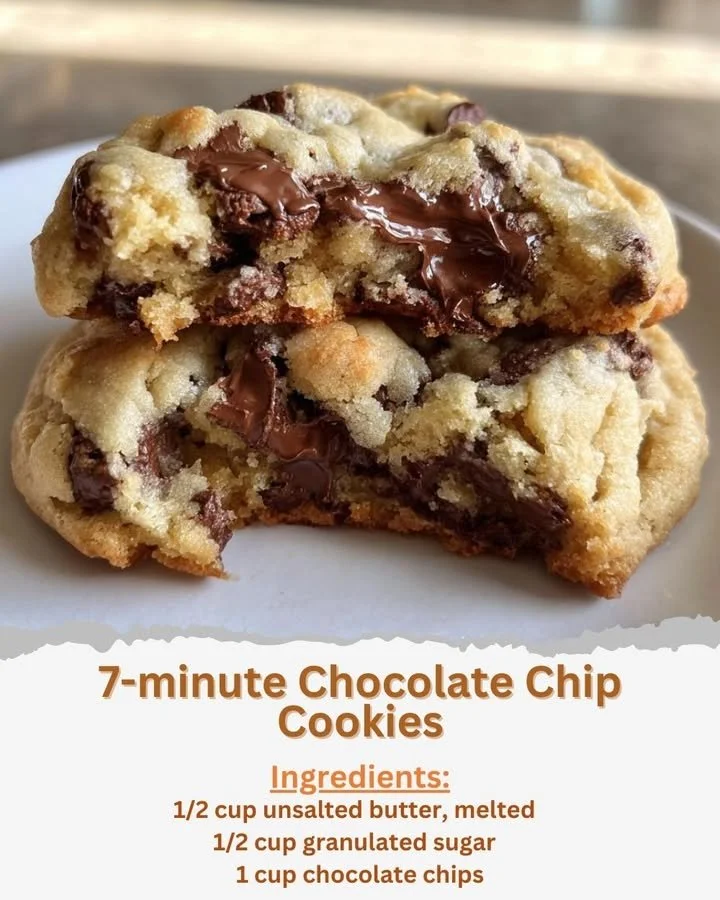 7-minute Chocolate Chip Cookies
