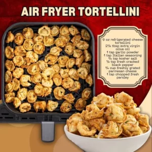 Crispy Air Fryer Garlic Parmesan French Fries served in a bowl