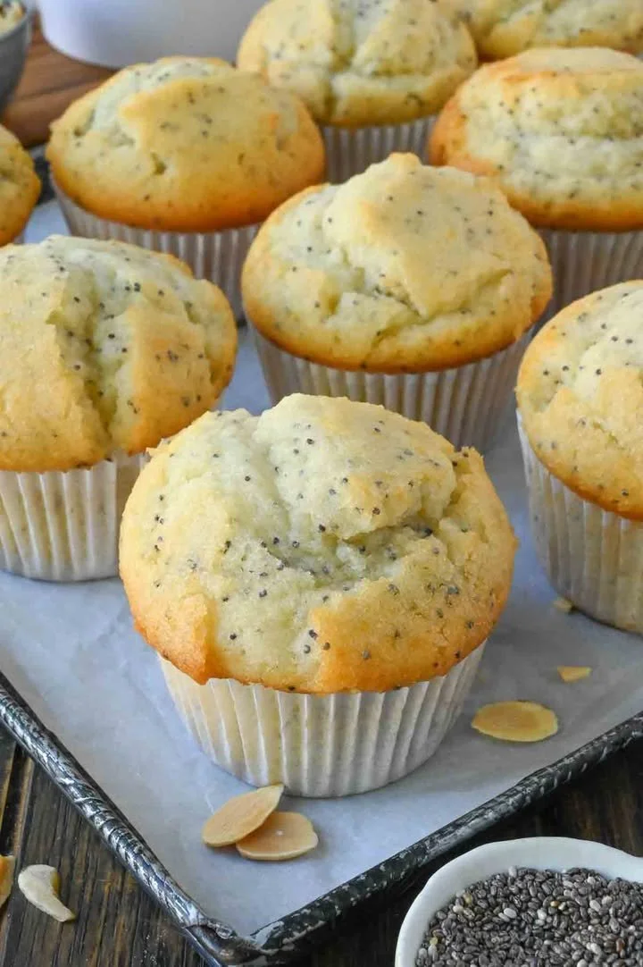 Almond Poppy Seed Muffins
