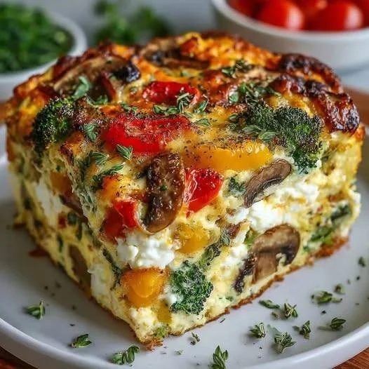 Anti-Inflammatory Cottage Cheese Vegetable Bake