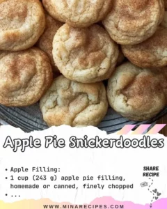 Freshly baked Apple Pie Snickerdoodles on a cooling rack