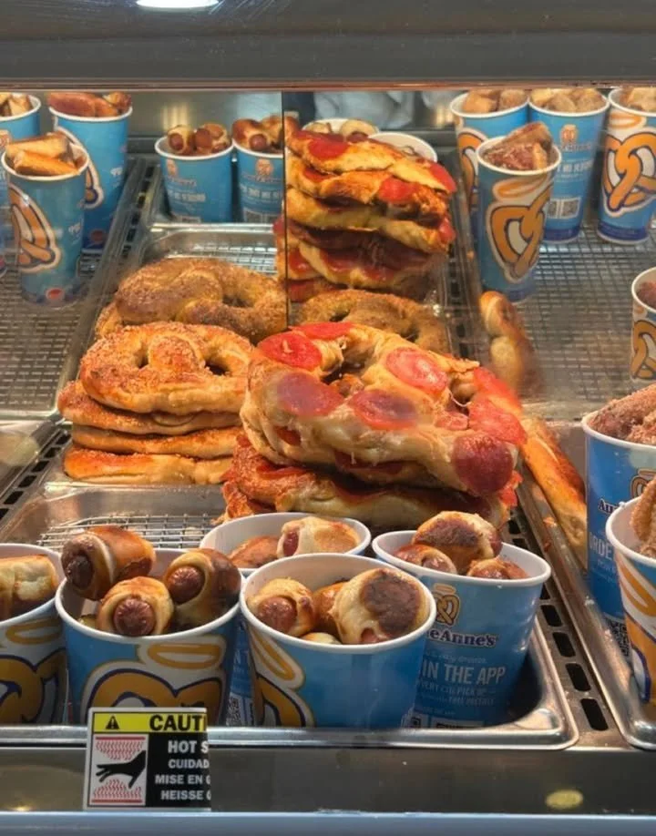 Auntie Annie's soft pretzels and snacks ready for enjoyment