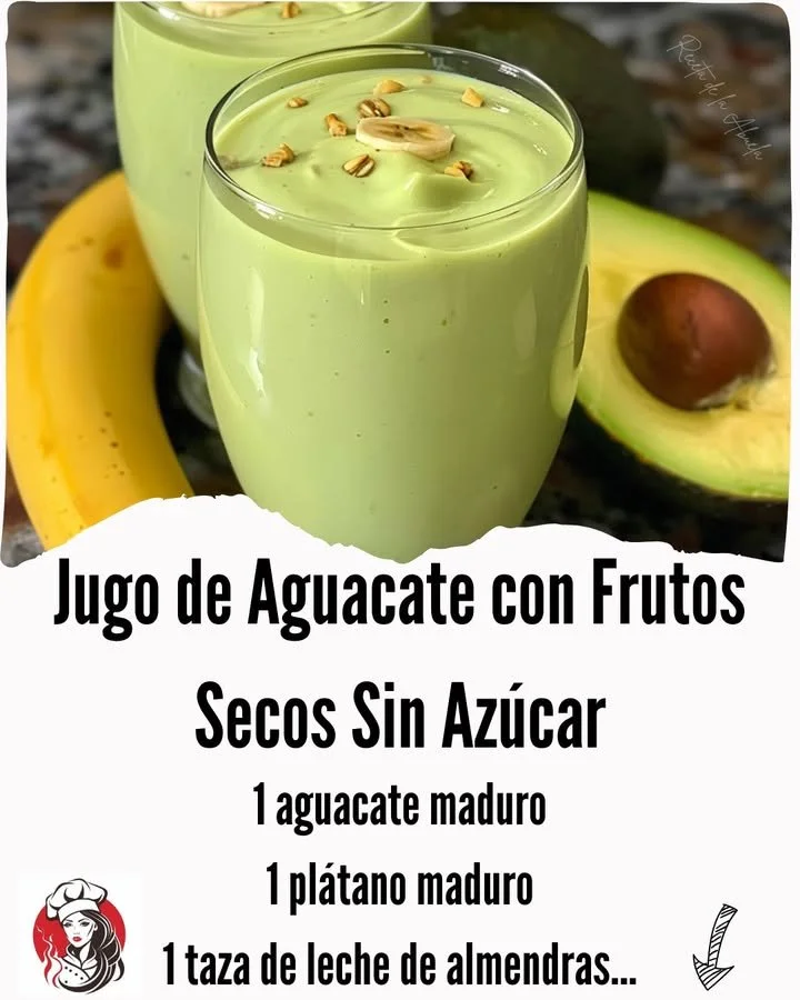 Sugar-free avocado juice blended with nuts for a healthy beverage option