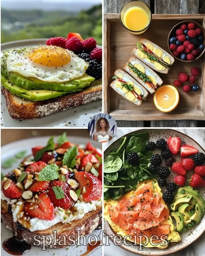 Delicious avocado toast topped with a perfectly cooked egg, ideal for brunch.