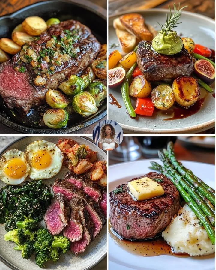 Balsamic Glazed Steak & Roasted Vegetables