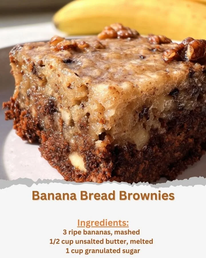 Banana Bread Brownies