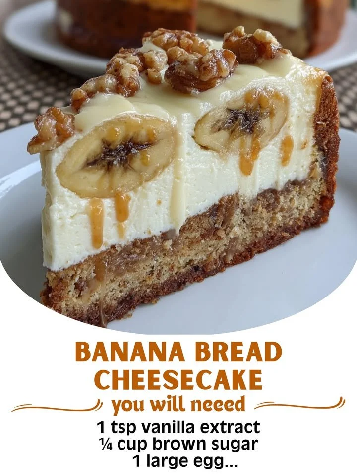 Banana Bread Cheesecake