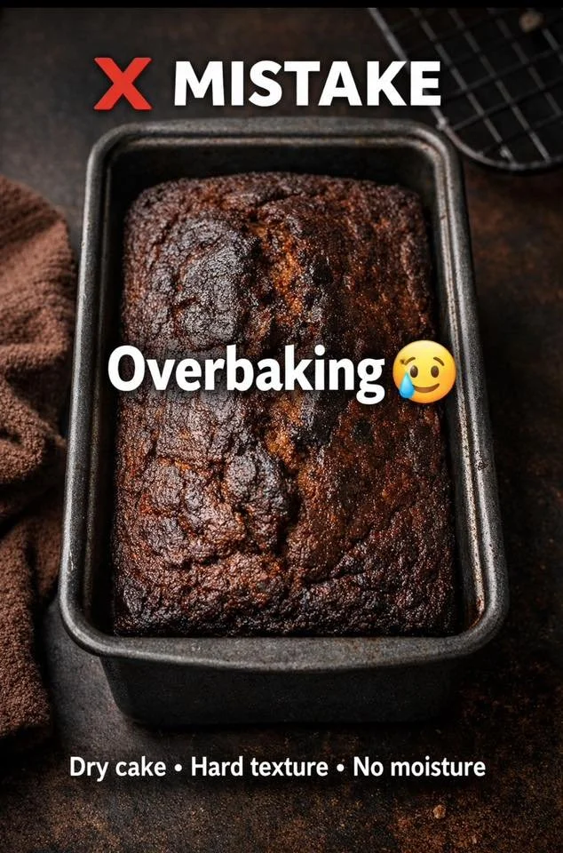 Delicious freshly baked banana cake topped with cream frosting