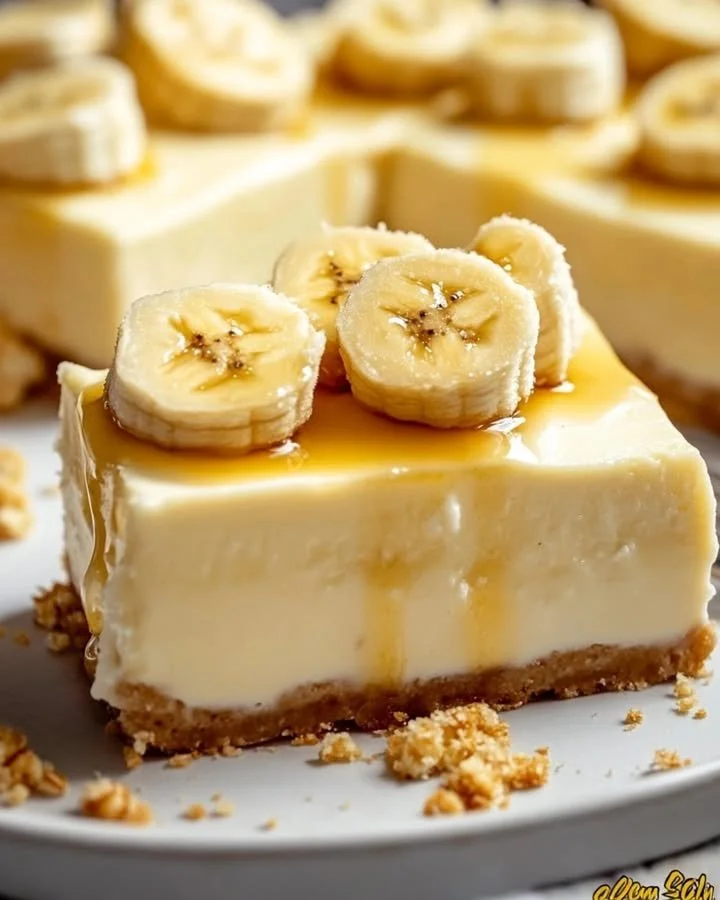 Banana Pudding Cheesecake Squares