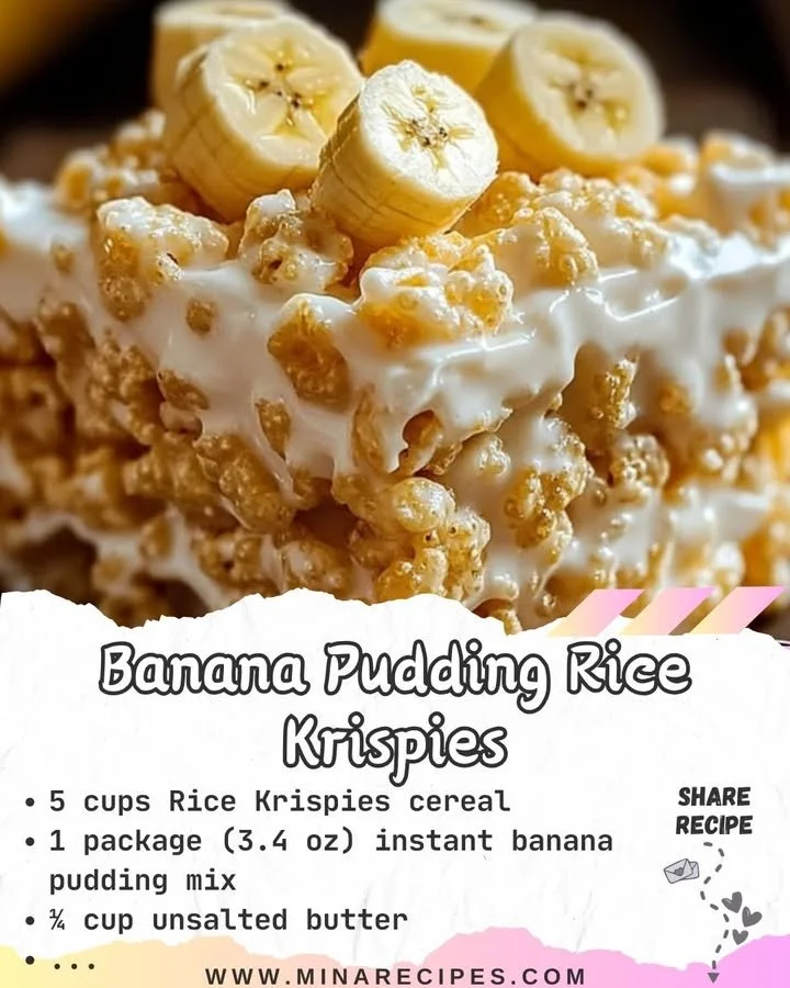 Banana Pudding Rice Krispies
