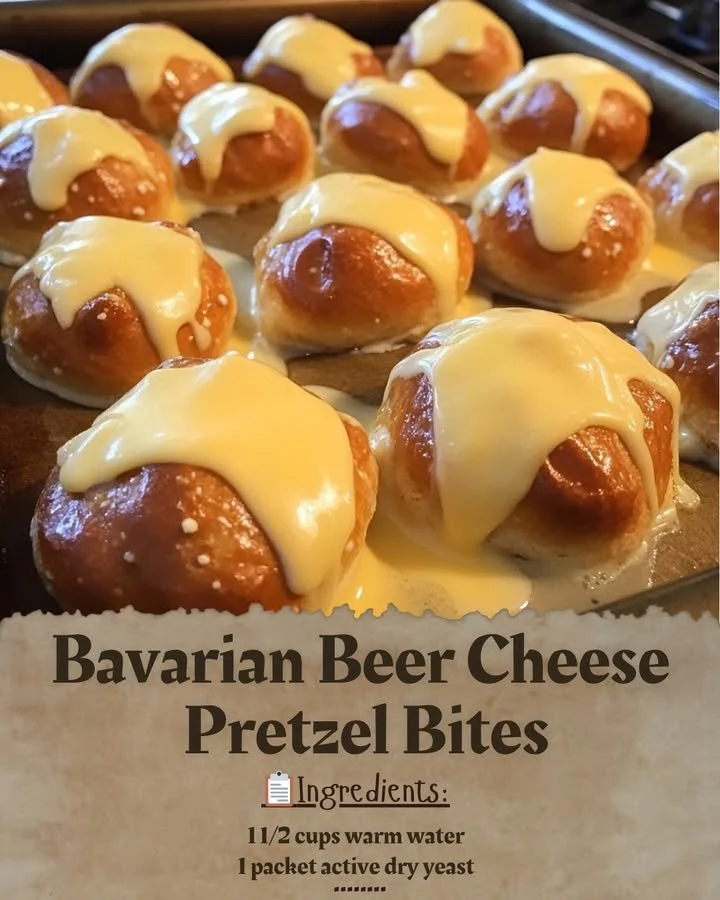 Bavarian Beer Cheese Pretzel Bites