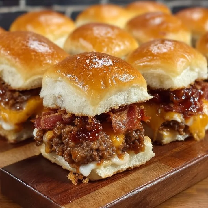 BBQ Cheeseburger Sliders