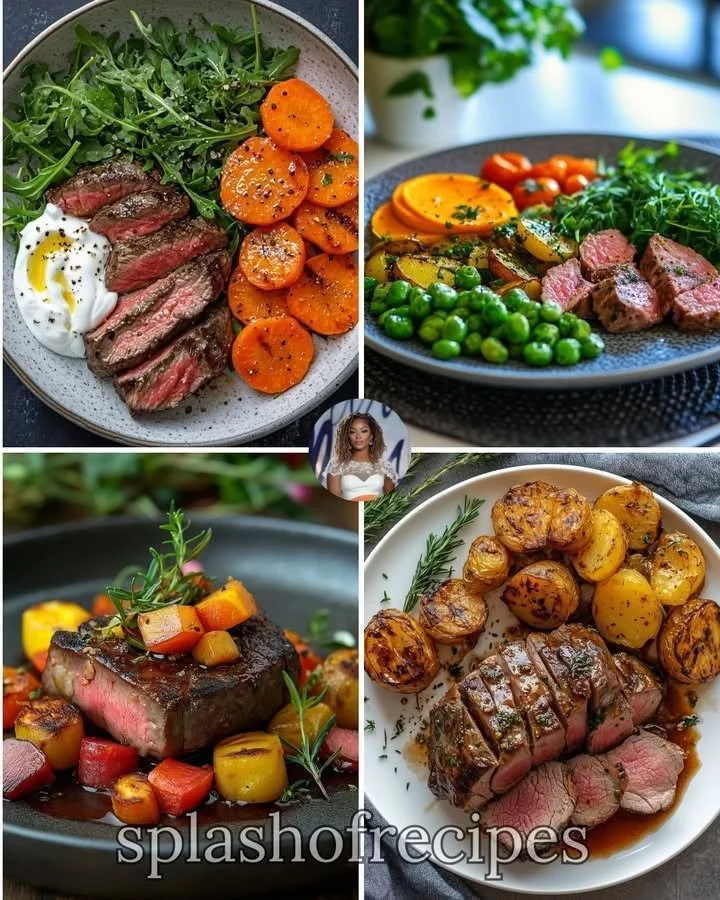 Beef & Glazed Carrot Power Plate